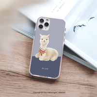 iPhone 16/15/14/13/12/SE3 自由自在草泥馬 透明耐衝擊防摔手機殼