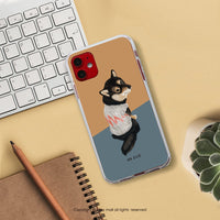 iPhone 16/15/14/13/12/SE3 回萌柴犬 透明耐衝擊防摔手機殼