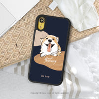 iPhone 17/15 手機殼∣微笑柯基 磨砂 MagSafe 磁吸防摔手機殼