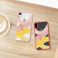 iPhoneX/XR/max/11pro/11max/SE3 戀愛氣息耐撞擊磨砂邊框手機殼