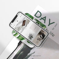 植物森林 方型 大理石無線充電器 Wireless Charger