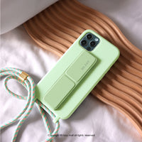 iPhone 11/11max/SE2/12/12mini 簡約Simplicity掛繩 薄荷綠 防摔手機殼