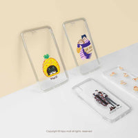 iPhone 14/14 Pro/13/12/11/SE3 旺旺來法鬥 透明耐衝擊防摔手機殼