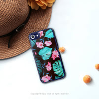 iPhone 14/14 Pro/13/12/11/SE3 度假風情 耐撞擊邊框手機殼