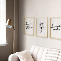 極簡主義 木質相框 無框畫 客製化 餐廳 居家 辦公室 牆面裝飾