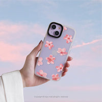 iPhone 17/15 手機殼∣浪漫櫻花氣息 MagSafe 磁吸手機殼