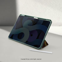 iPad case 12.9/Air5/iPad 9/mini 7 想念與遺忘 附筆槽平板保護套