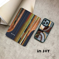 iPad case 12.9/Air5/iPad 9/mini 7 理性與感性 附筆槽平板保護套