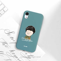 iPhone 11max/SE2/12/12mini超幽默人生暖男阿倫 耐震磨砂手機殼