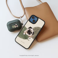 iPhone 17/15 手機殼∣好好生活巴哥犬 MagSafe 磁吸手機殼
