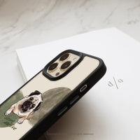 iPhone 17/15 手機殼∣好好生活巴哥犬 MagSafe 磁吸手機殼