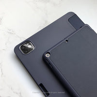iPad case 12.9/Air5/iPad 9/mini 7 理性與感性 附筆槽平板保護套