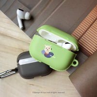 AirPods / AirPods Pro 自由自在草泥馬 保護套 TPU收納盒 附掛勾