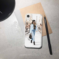 iPhone 16/15/14/13/12/SE3 巴黎女伶 透明耐衝擊防摔手機殼