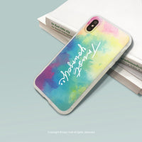 iPhone 11/11max/SE3/12/12mini 繽紛雲彩 防摔耐震磨砂手機殼