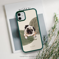 iPhone 17/15 手機殼∣好好生活巴哥犬 MagSafe 磁吸手機殼