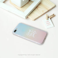 iPhone 12/12pro/11/SE3幸福微笑防摔耐震 磨砂手機殼