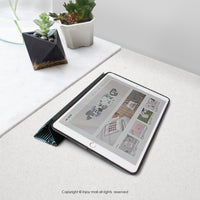 iPad 12.9/Air5/iPad 9/mini7 系列 城市微笑 皮革平板保護套