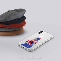 iPhone 14/14 Pro/13/12/11/SE3 簡約文青情侶女生款 透明耐衝擊防摔手機殼