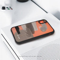 iPhone 14/14 Pro/13/12/11/SE3 品味好感耐撞擊磨砂邊框手機殼