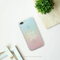 iPhone 12/12pro/11/SE3幸福微笑防摔耐震 磨砂手機殼