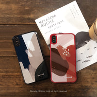 iPhone 16/15/14/13/12/11/SE3 熱情莓果幾何色塊耐撞擊手機殼