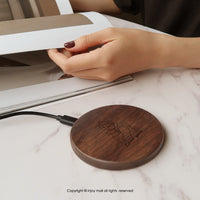 客製化禮物 寵物日記 木質無線充電器 Wireless Charger