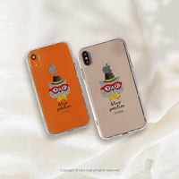 iPhone 13/13pro/12/11/SE3魔術帽貓防摔耐震亮面手機殼